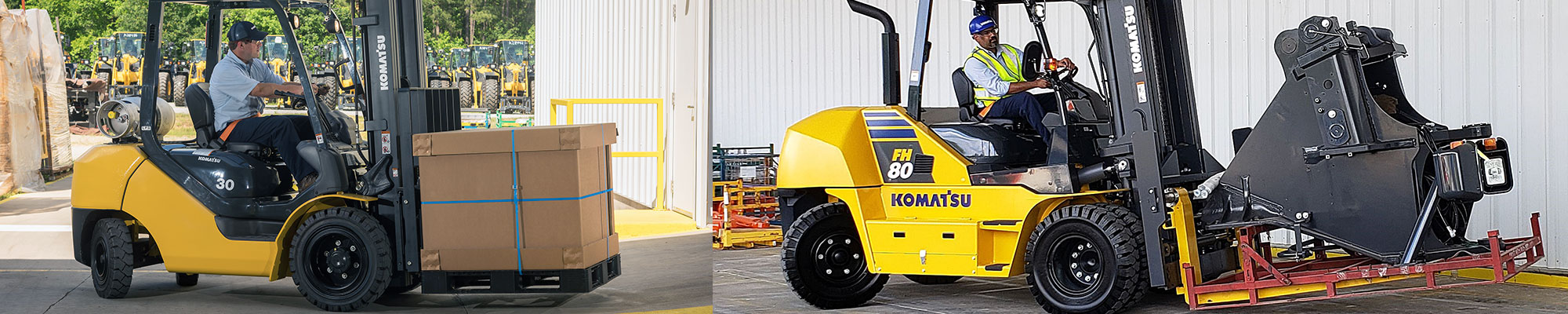 Komatsu pneumatic forklift